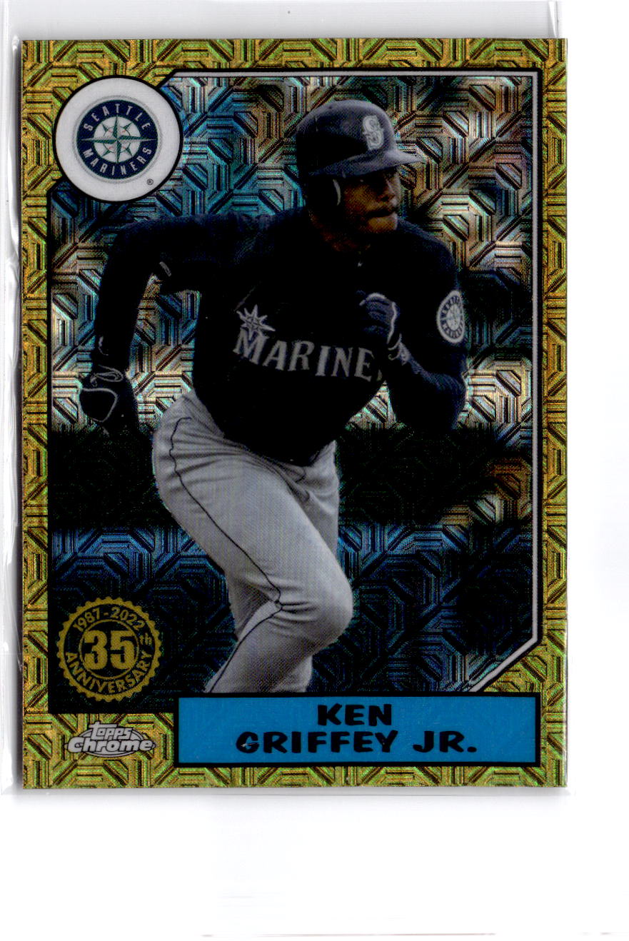2022 Topps Ken Griffey Jr. 1987 Topps Baseball 35th Anniversary Chrome