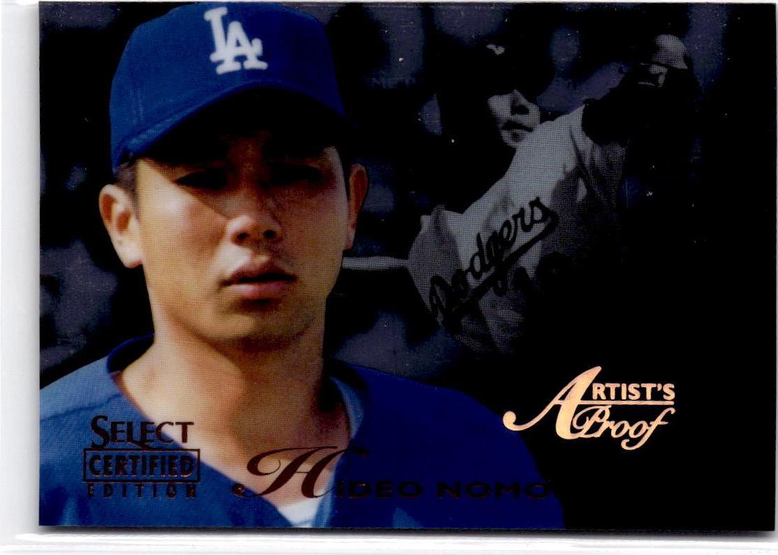 1996 Select Certified #143 Hideo Nomo Artist's Proofs
