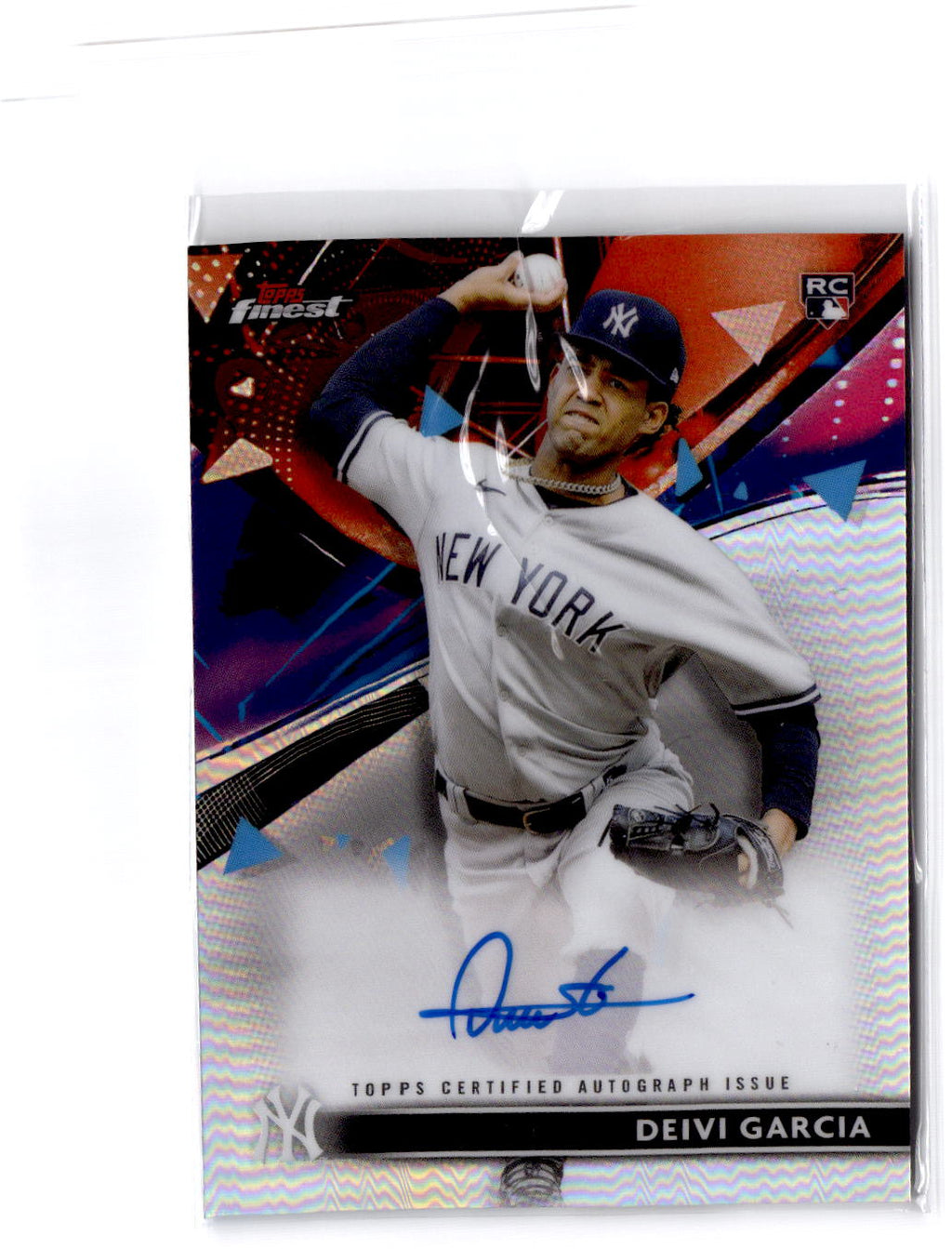 2021 Finest #FA-DG Deivi Garcia Finest Autographs Refractor