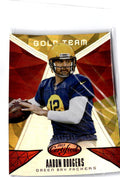 2015 Panini Certified #GT3 Aaron Rodgers Gold Team - Mirror Red #/199