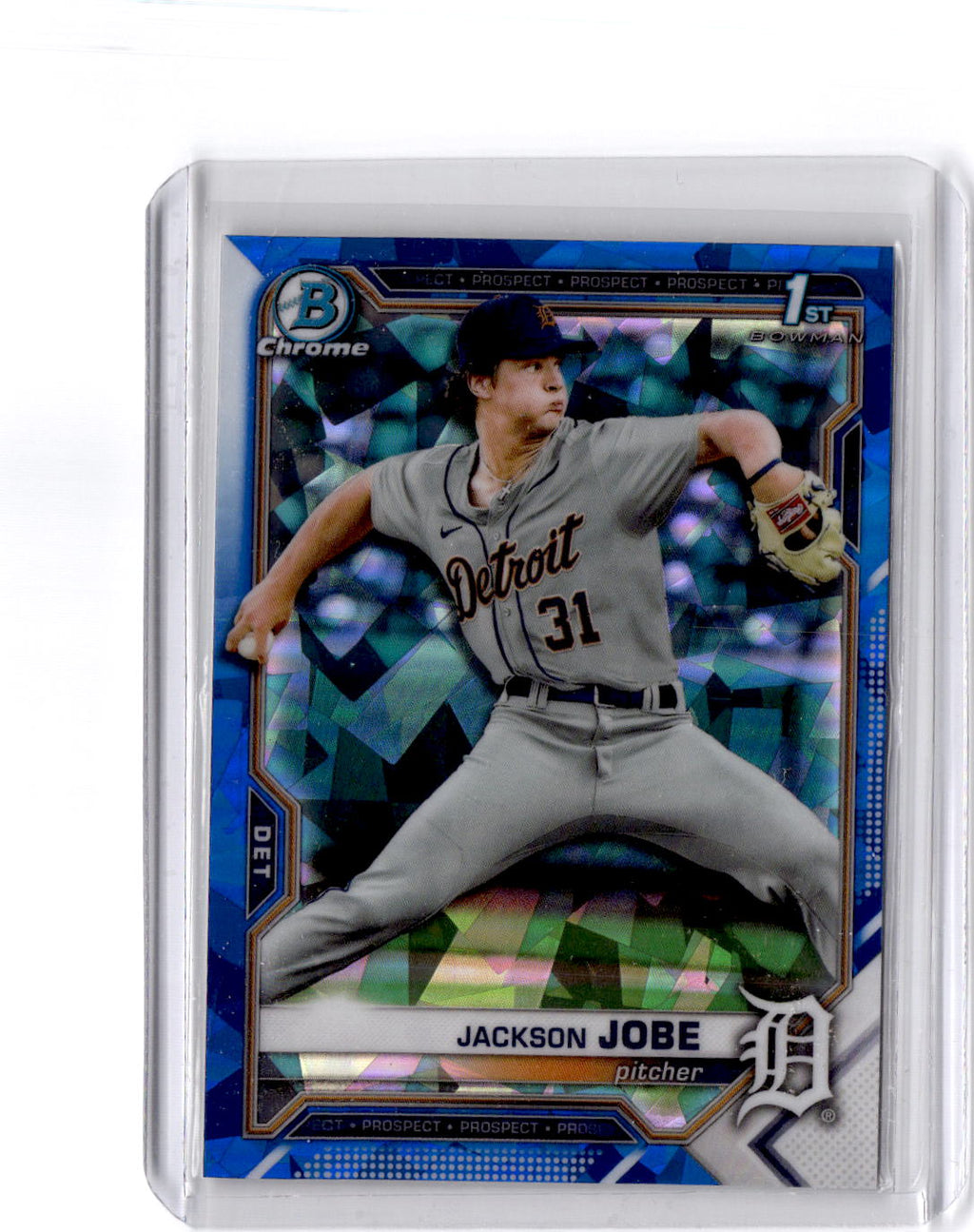 2021 Bowman Draft Sapphire Edition #BDC-69 Jackson Jobe