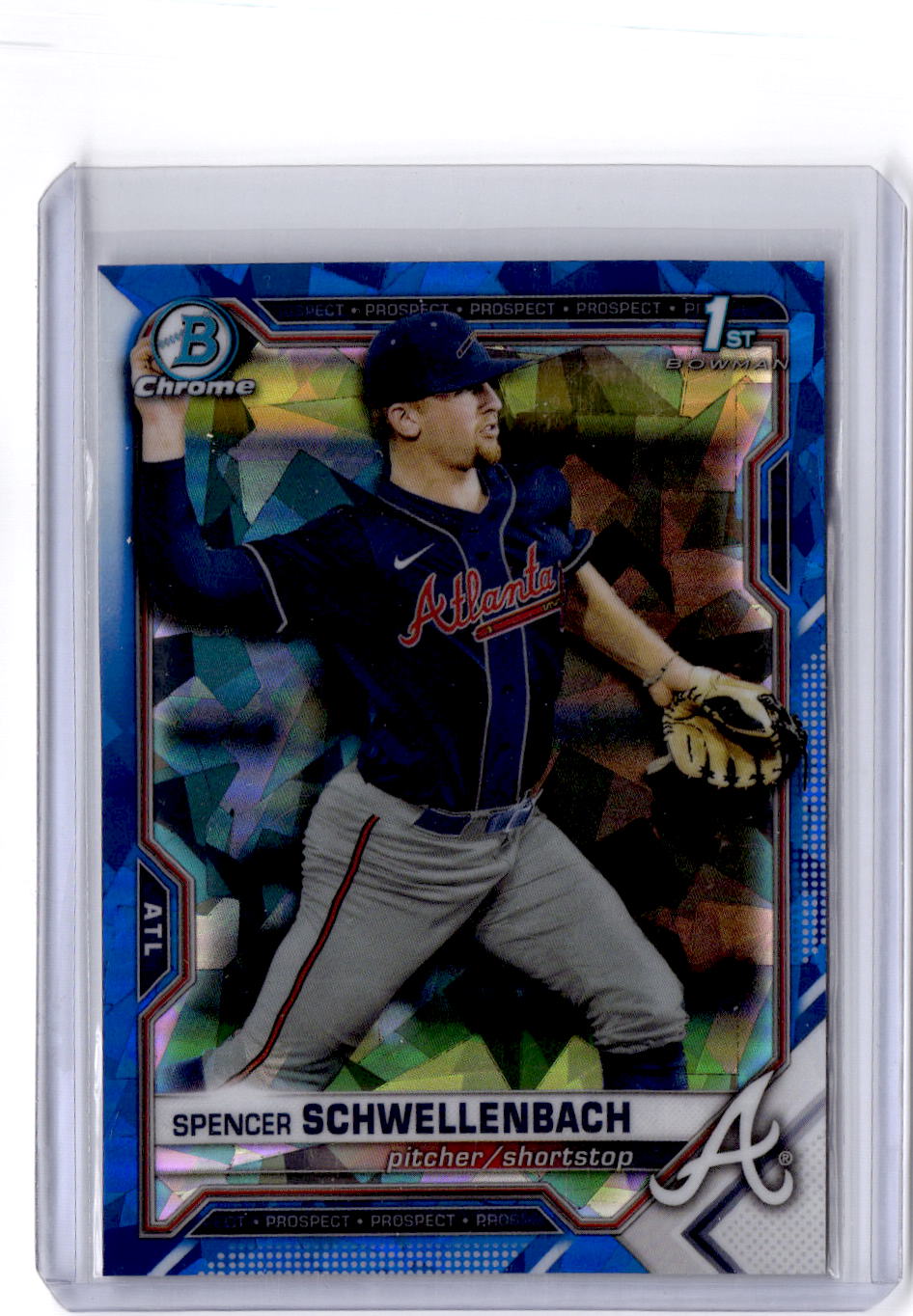 2021 Bowman Draft Sapphire Edition #BDC-44 Spencer Schwellenbach