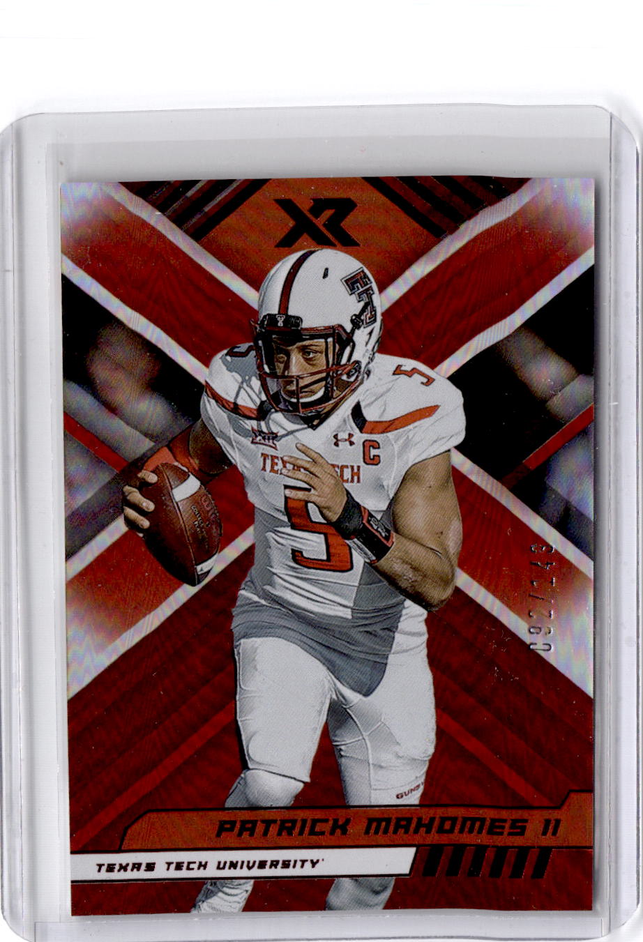 2023 Panini Chronicles Draft Picks #3 Patrick Mahomes II XR Red #/149