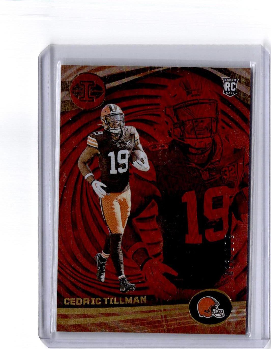 2023 Panini Illusions #25 Cedric Tillman Red Trophy Collection #/175