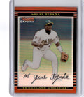 2002 Bowman Chrome #4 Miguel Tejada Refractors #/500