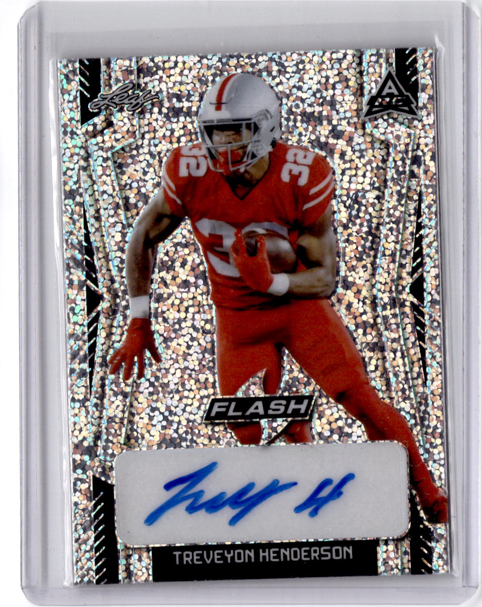 2022 Leaf Flash #BA-TH2 TreVeyon Henderson Autographs #/40