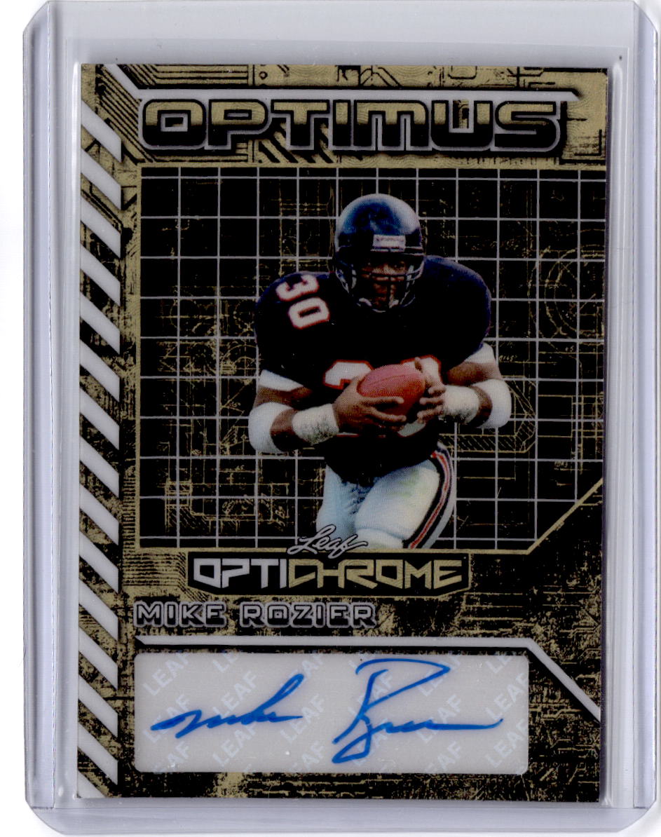 2025 Leaf Optichrome #OA-MR1 Mike Rozier Optimus Autographs Prismatic Gold