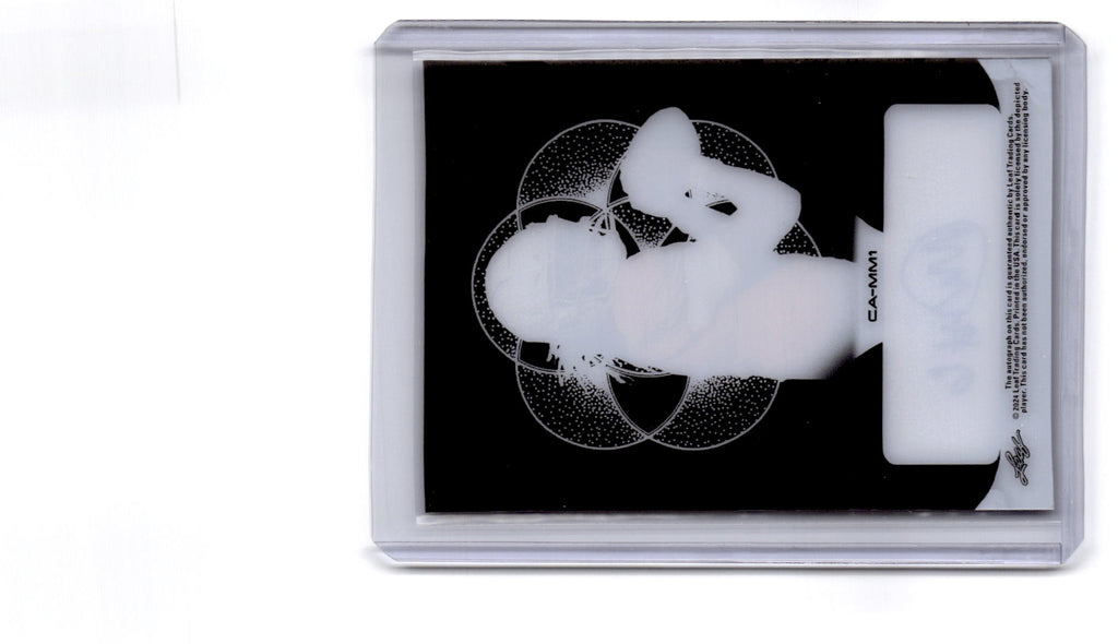 2023 Leaf Trinity Maalik Murphy Autograph Steel Tungsten Gold #/1