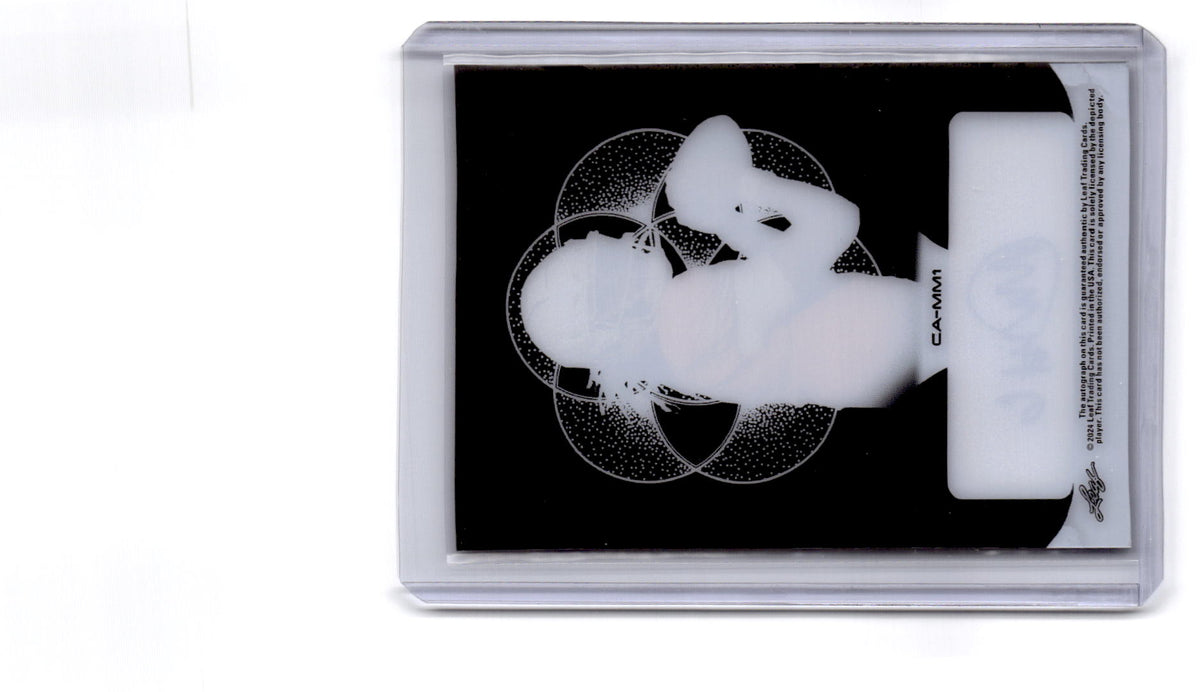 2023 Leaf Trinity Maalik Murphy Autograph Steel Tungsten Gold #/1