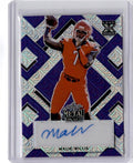 2022 Leaf Metal Draft Malik Willis Armed and Dangerous Autographs Purple #/10