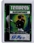 2025 Leaf Optichrome  Braden Montgomery Tempest Autographs Crystal Green #/6