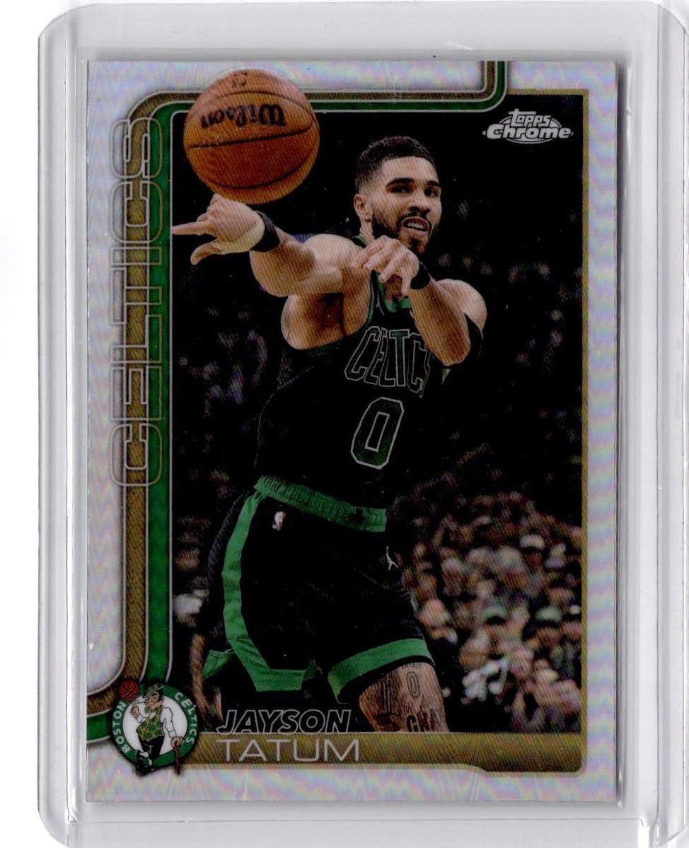 2025-26 Topps Chrome Update #8 Jayson Tatum Refractor