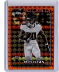 2024 Topps Chrome #281 Jase McClellan Orange Geometric Refractor #/25