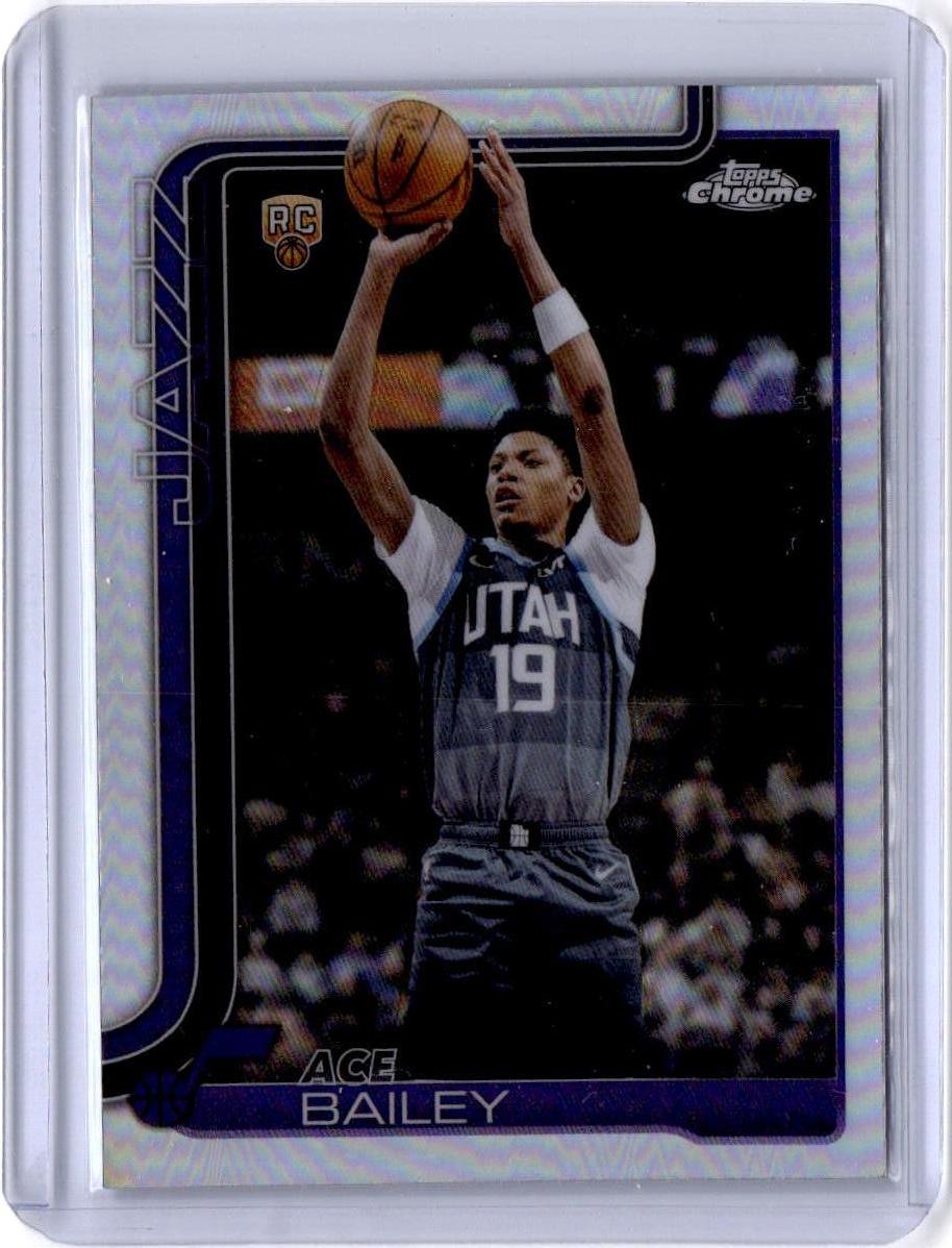 2025-26 Topps Chrome Update #155 Ace Bailey Refractor
