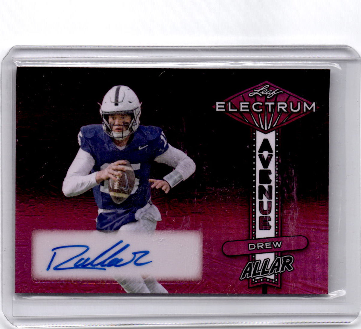2024 Leaf Electrum - Electrum Avenue Auto Pink #EAA-DA1 Drew Allar #/4