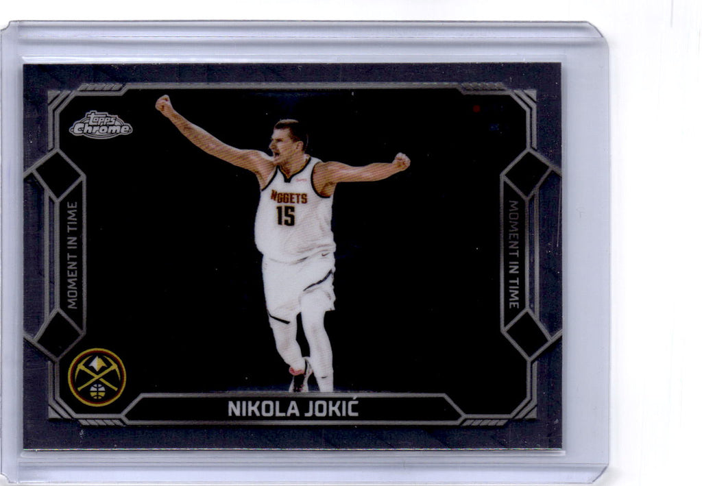 2025-26 Topps Chrome Update #MT-9 Nikola Jokić Moment In Time