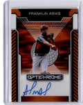 2025 Leaf Optichrome #58 Franklin Arias Autographs Red #/4