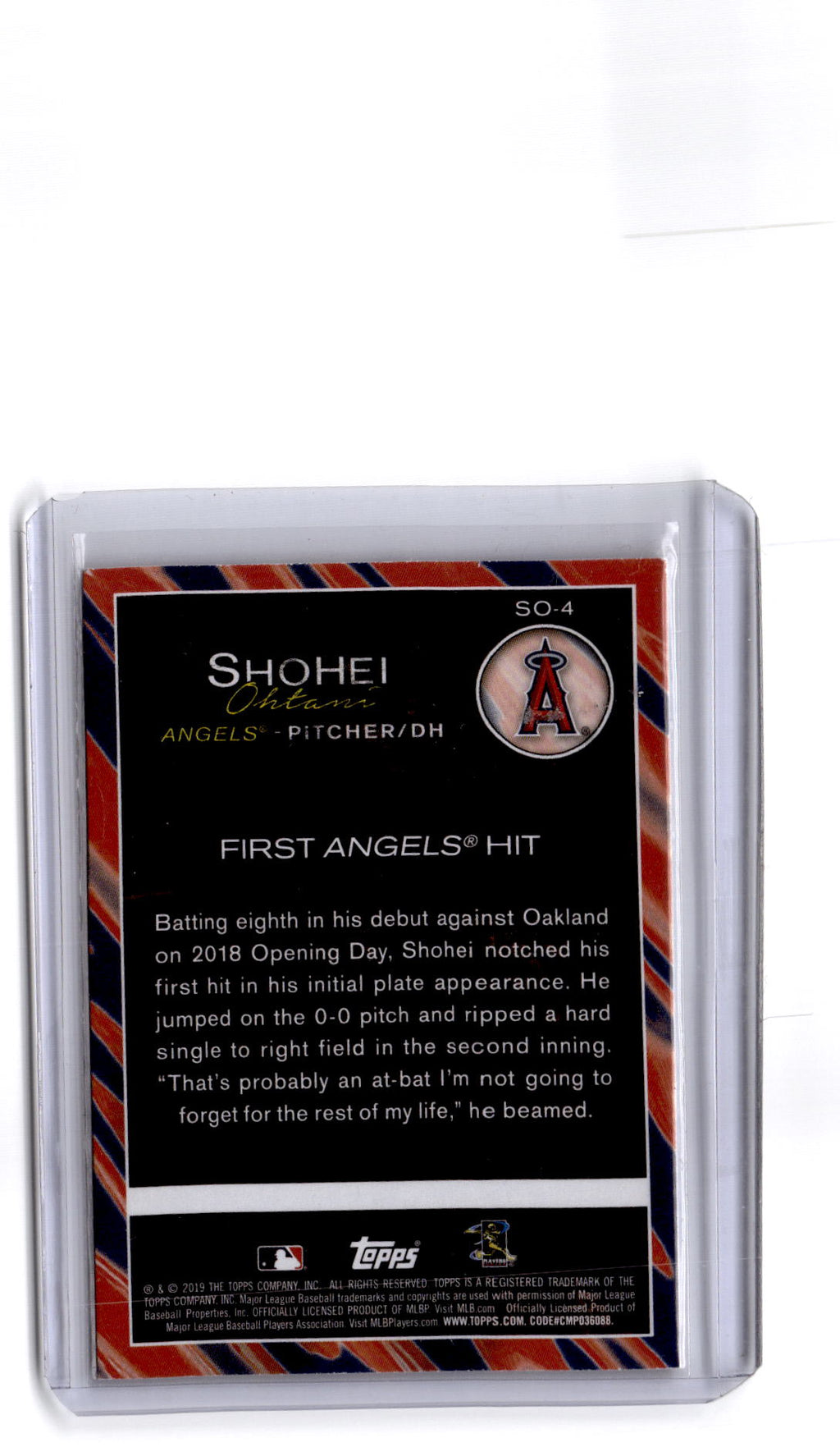 2019 Topps Update #SO-4 Shohei Ohtani Shohei Ohtani Highlights