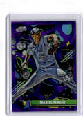 2025 Topps Chrome Cosmic #116 Max Scherzer Purple Nebula Refractor #/150