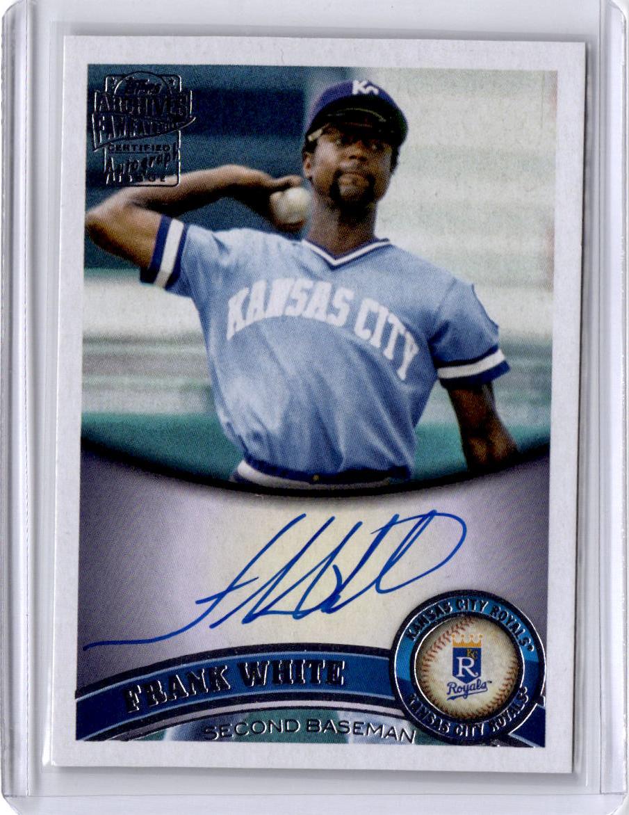 2025 Topps Archives #11FFA-FW Frank White 2011 Topps Fan Favorites Autographs