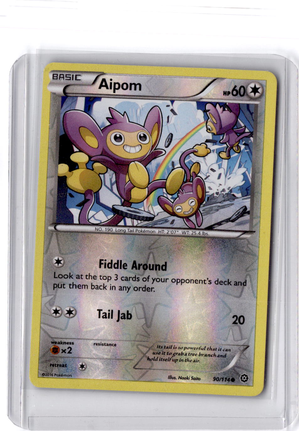 XY - Steam Siege #90/114 Aipom