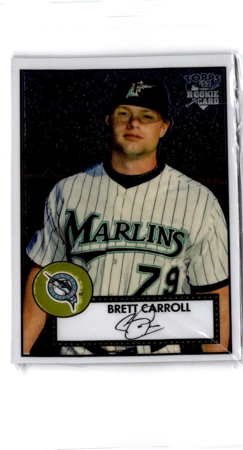 2007 Topps Rookie 1952 Edition #TCRC40 Brett Carroll Chrome #/1952