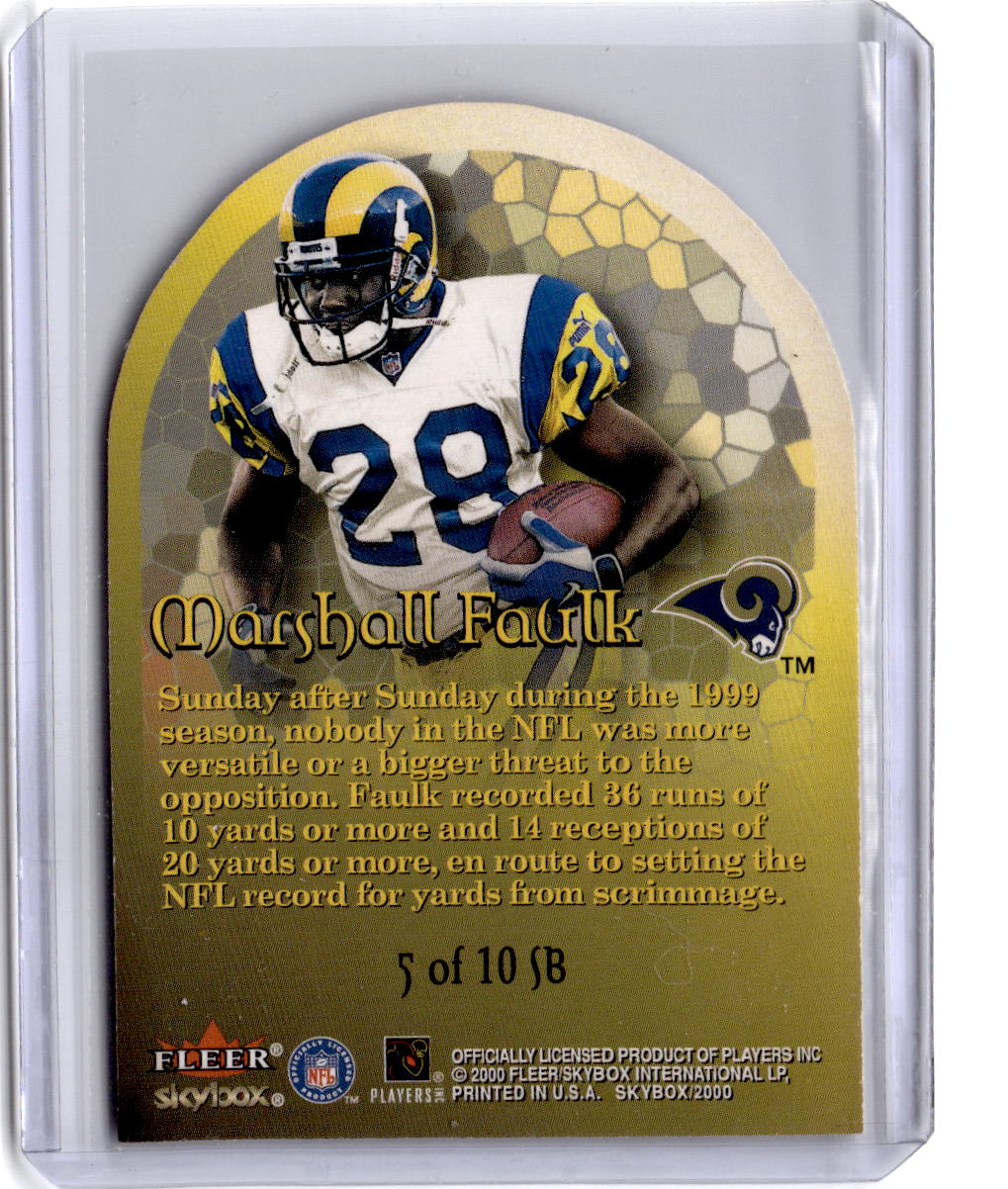 2000 SkyBox #5 SB Marshall Faulk Sunday's Best