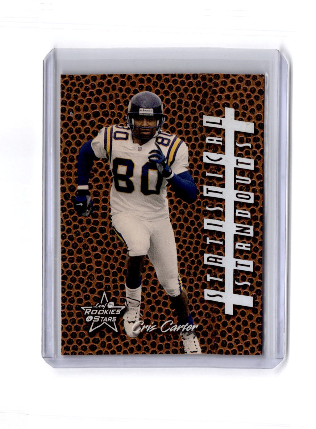 1999 Leaf Rookies & Stars #SS-4 Cris Carter Statistical Standouts #/1250