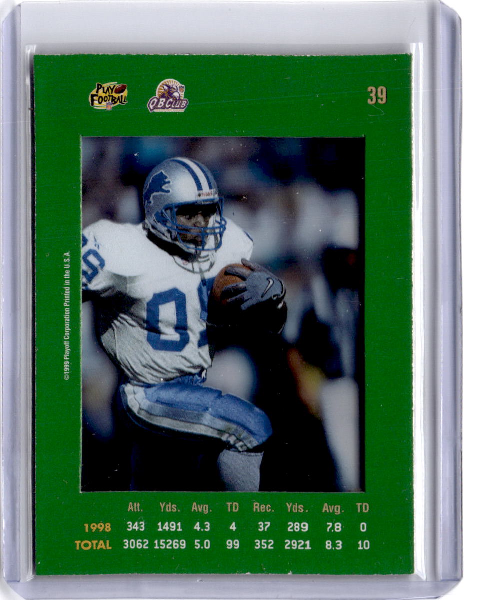 1999 Playoff Absolute SSD #39 Barry Sanders Green