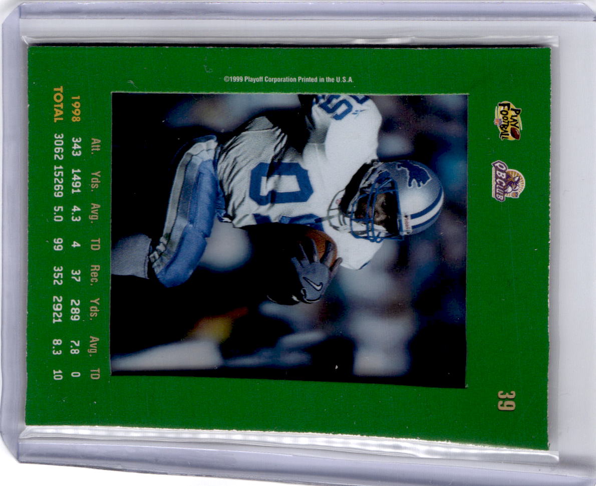 1999 Playoff Absolute SSD #39 Barry Sanders Green