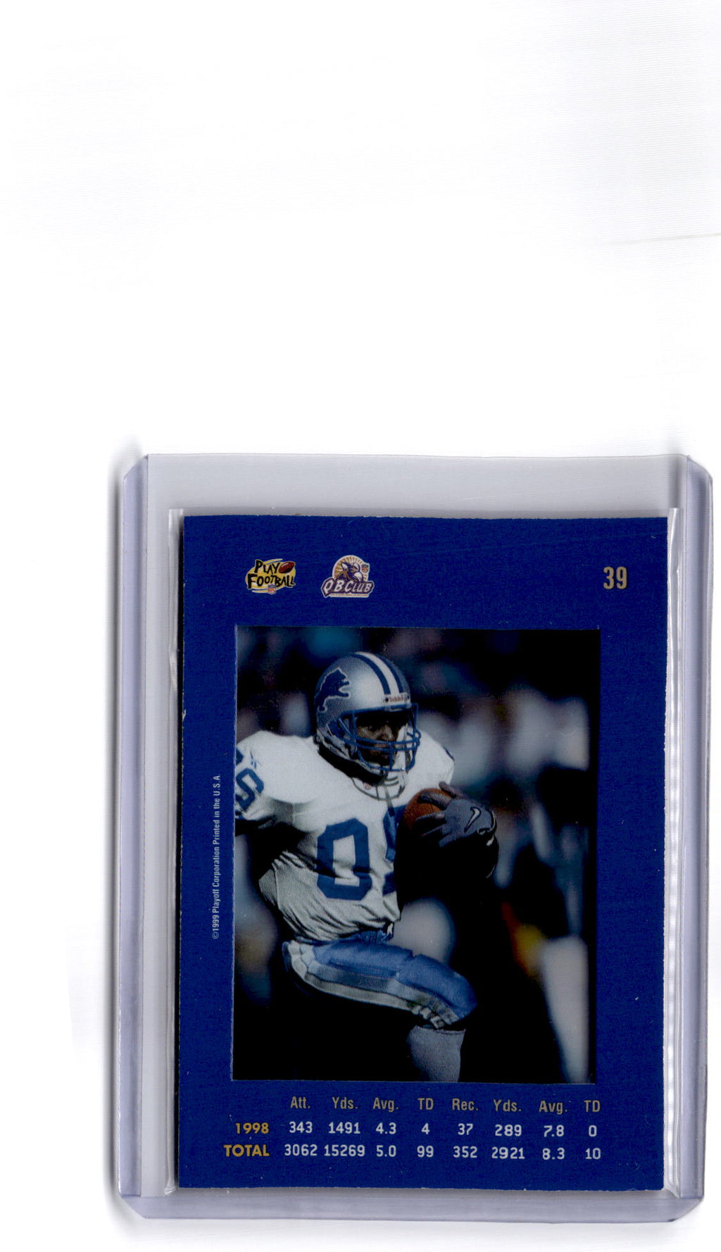 1999 Playoff Absolute SSD #39 Barry Sanders