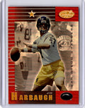 1999 Leaf Certified #81 Jim Harbaugh Mirror Red
