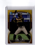 2023 Bowman Draft #BDC-124 Homer Bush Jr. Chrome Gold Refractor #/50