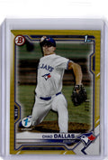 2021 Bowman Draft 1st Edition #BD-23 Chad Dallas Gold Foil #/50