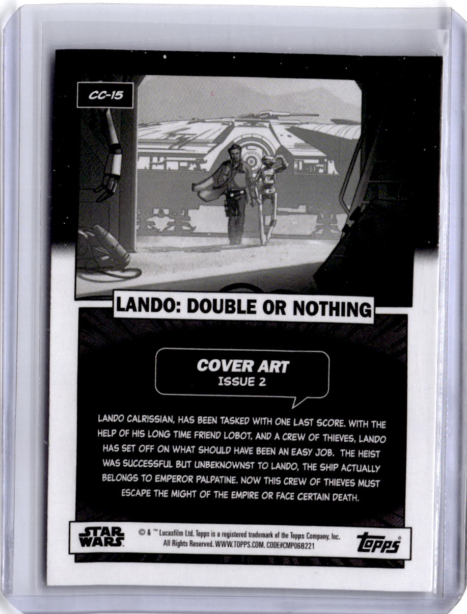 2023 Topps Star Wars #CC-15 Lando #2 Comic Covers