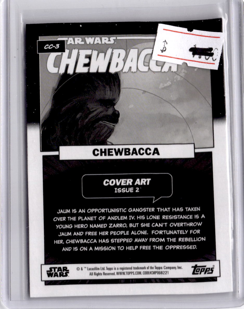 2023 Topps Star Wars #CC-3 Chewbacca #2 Comic Covers