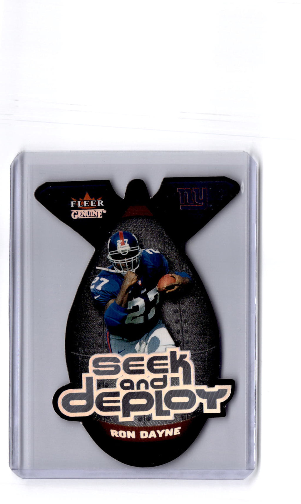 2001 Fleer Genuine #15 SD Ron Dayne Seek and Deploy