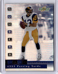 2000 Score #NG01 Kurt Warner Numbers Game Silver #/4353