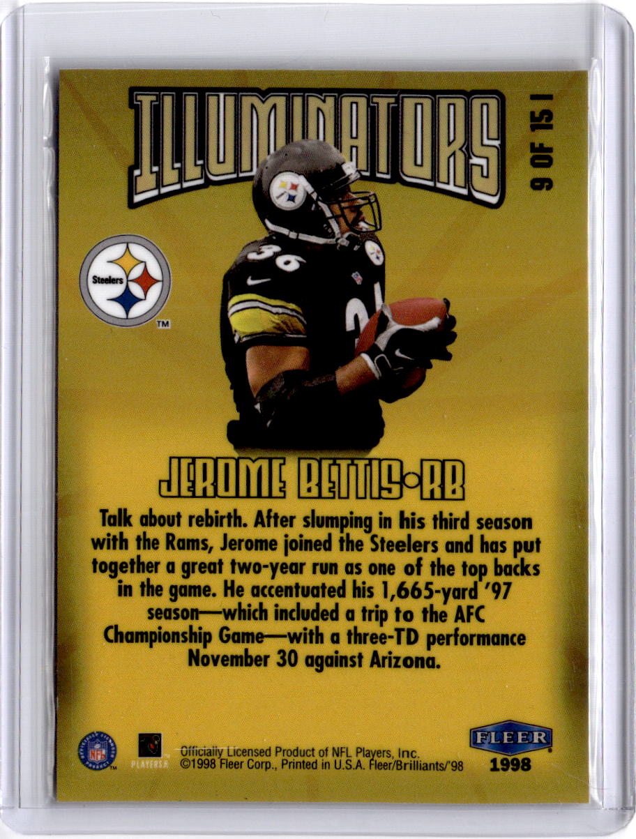 1998 Fleer Brilliants #9I Jerome Bettis Illuminators