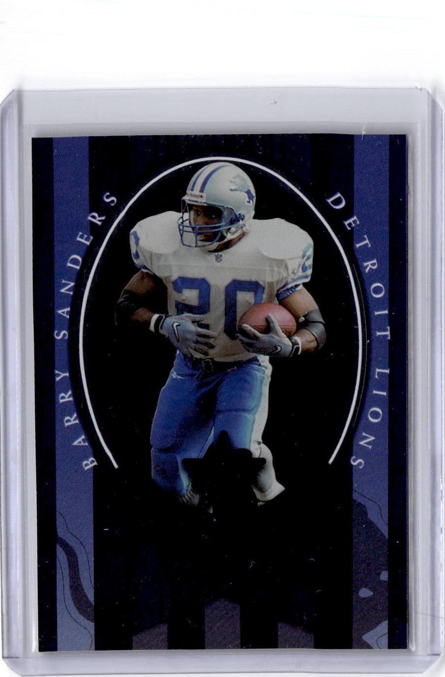 2000 Leaf Rookies & Stars #GAH3 Barry Sanders Great American Heroes #/1000