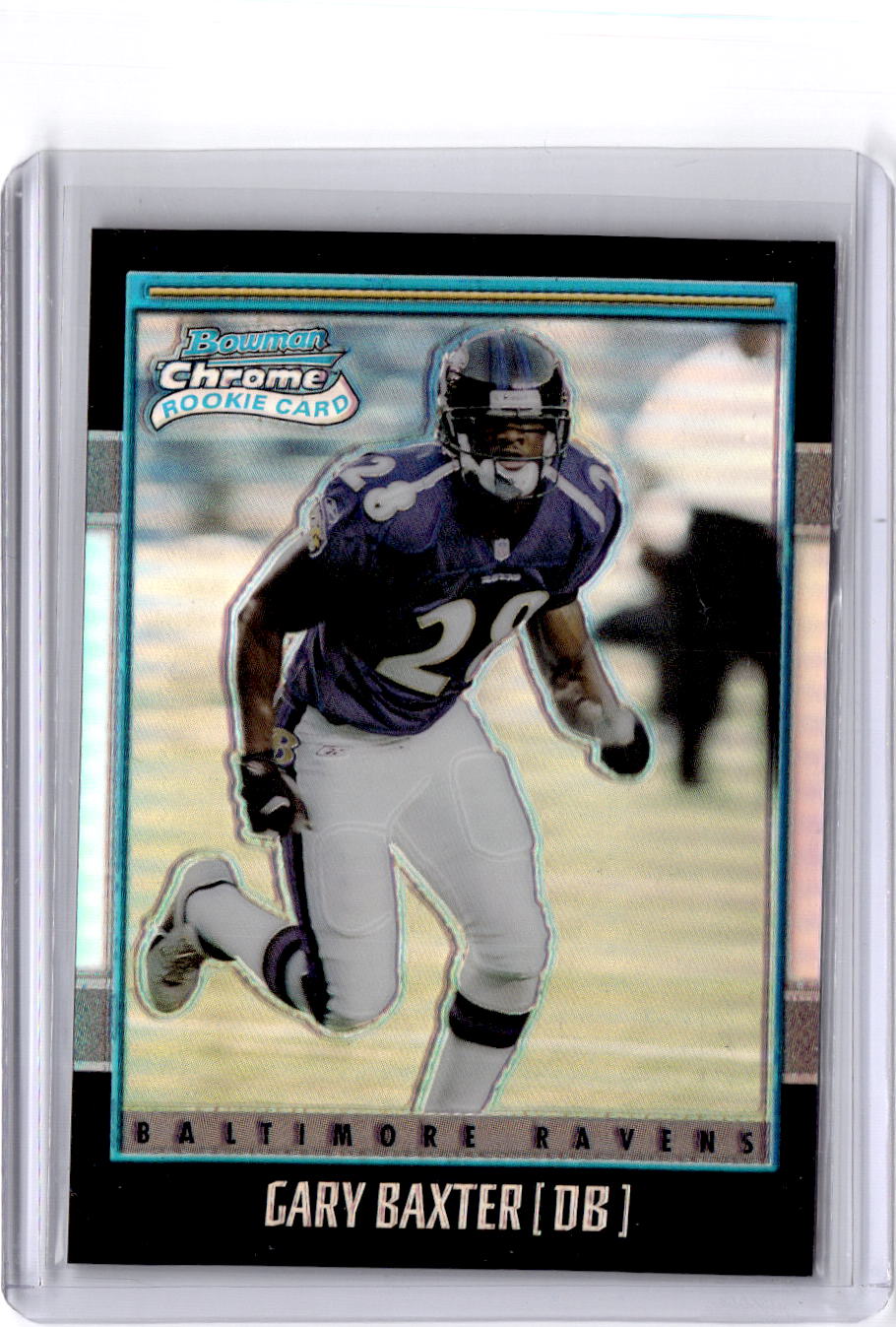 2001 Bowman Chrome #120 Gary Baxter #/1999