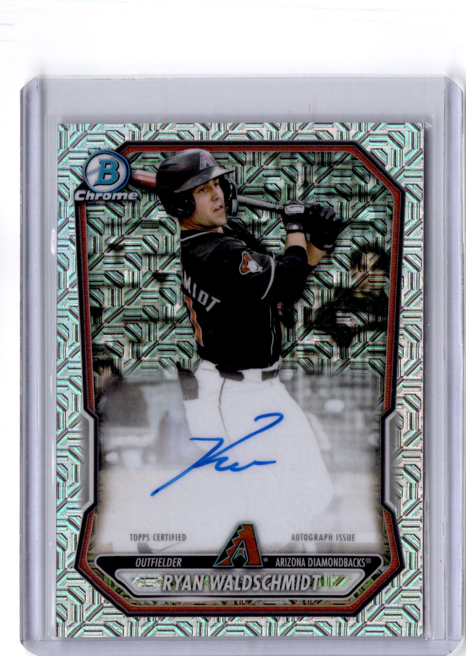 2026 Bowman #BMA-RW Ryan Waldschmidt Chrome Autographs Mojo Refractors