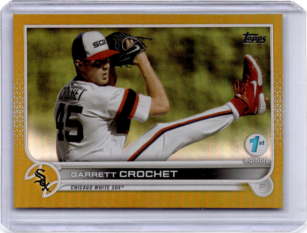2022 Topps 1st Edition #239 Garrett Crochet Gold Foil