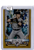 2024 Bowman Sterling #BSR-2 Henry Davis Gold Refractor #/50