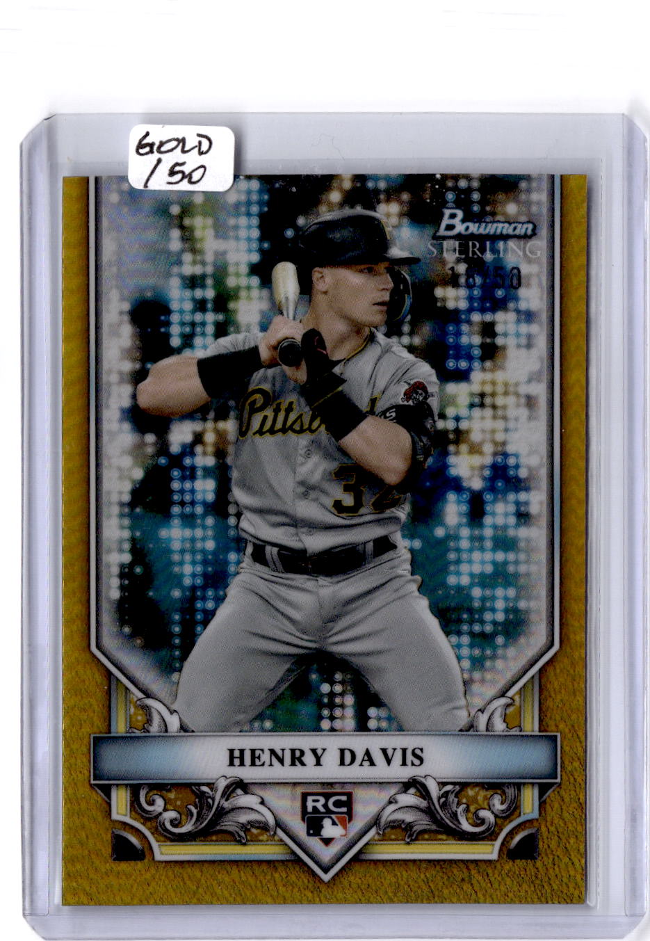 2024 Bowman Sterling #BSR-2 Henry Davis Gold Refractor #/50
