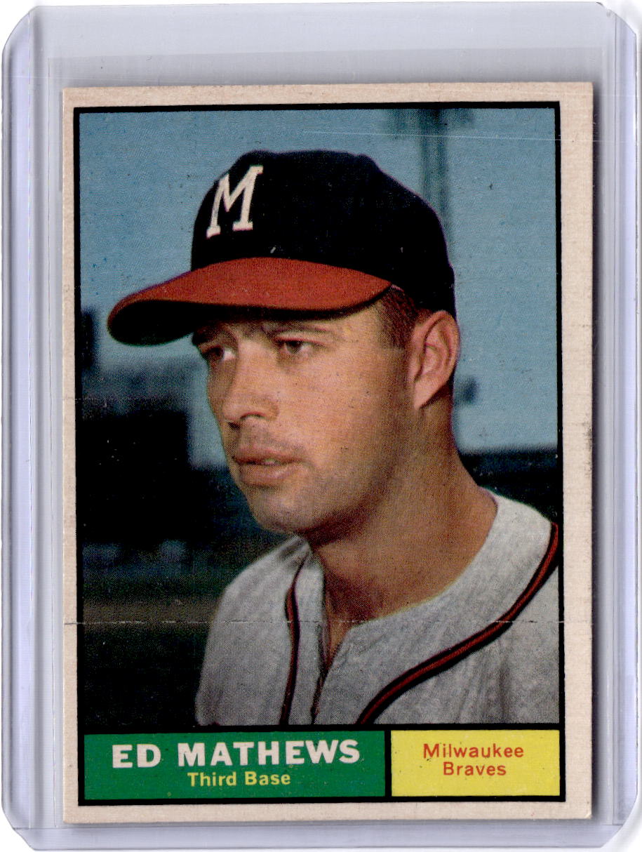 1961 Topps #120 Ed Mathews