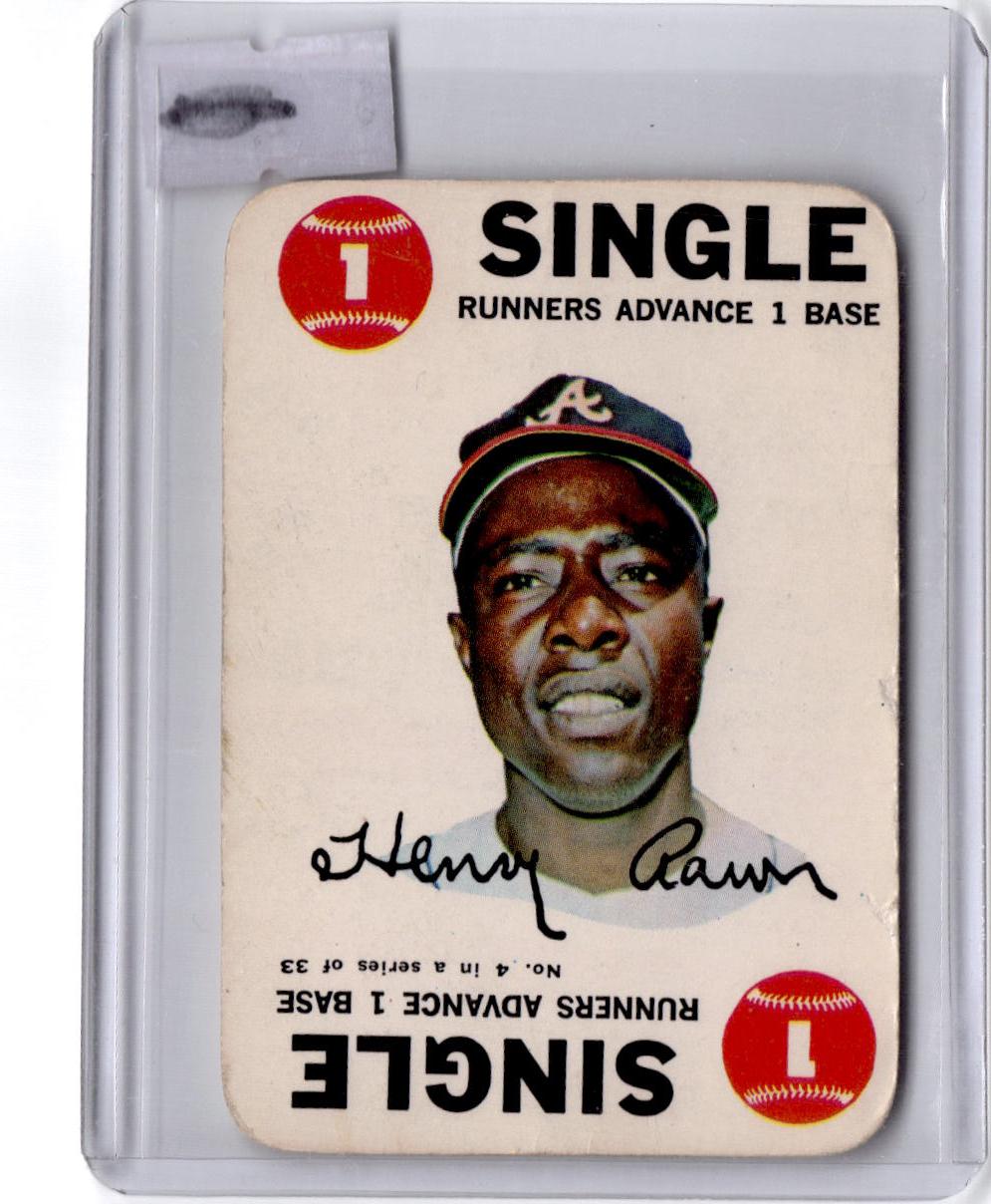 1968 Topps #4 Henry Aaron Game