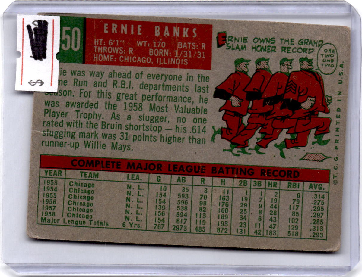 1959 Topps #350 Ernie Banks