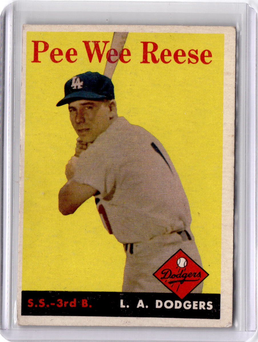 1958 Topps #375 Pee Wee Reese