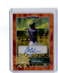 2025 Leaf Baseball Nation #SA-CC1 Charlie Condon Autographs Lava Orange /4